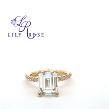 Emerald-Cut Elegant Engagement Ring