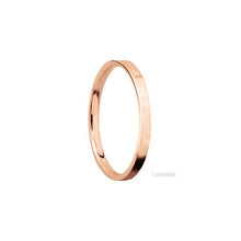 14K Rose Gold with Hammer Finish