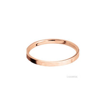 14K Rose Gold with Hammer Finish