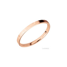 14K Rose Gold with Hammer Finish