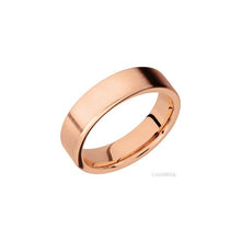 14K Rose Gold with Satin Finish