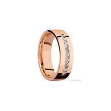 14K Rose Gold with Polish Finish