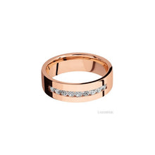 14K Rose Gold with Polish Finish