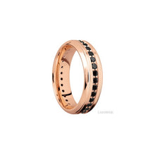 14K Rose Gold with Satin , Polish Finish