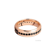 14K Rose Gold with Satin , Polish Finish