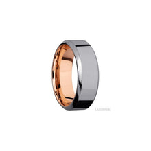 Tantalum with Polish , Polish Finish and 14K Rose Gold
