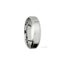 14K White Gold with Satin , Polish Finish