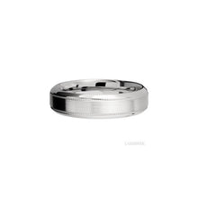 14K White Gold with Satin , Polish Finish