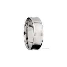 14K White Gold with Satin , Polish Finish