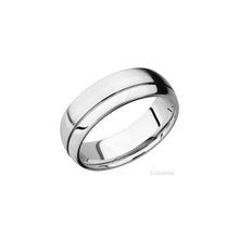 14K White Gold with Satin , Polish Finish