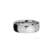 14K White Gold with Satin , Polish Finish