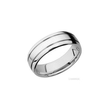14K White Gold with Satin , Polish Finish