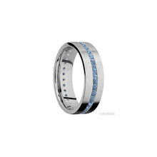 14K White Gold with Distressed Finish