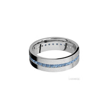 14K White Gold with Distressed Finish