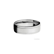 14K White Gold with Satin , Polish Finish