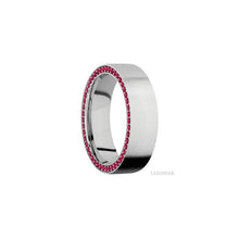 14K White Gold with Bead Finish