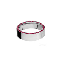 14K White Gold with Bead Finish