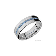 14K White Gold with Distressed Finish