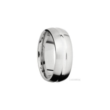 14K White Gold with Polish , Satin Finish