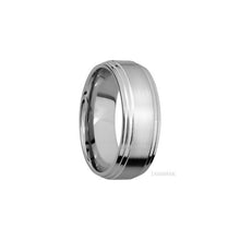 14K White Gold with Satin , Polish Finish
