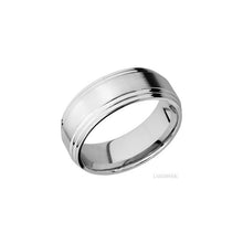 14K White Gold with Satin , Polish Finish
