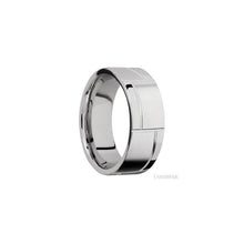 14K White Gold with Bead Finish