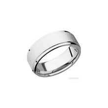 14K White Gold with Crosssatin , Polish Finish