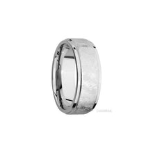 14K White Gold with Distressed , Polish Finish