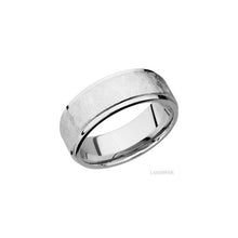 14K White Gold with Distressed , Polish Finish