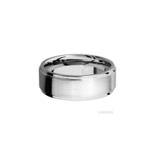 14K White Gold with Satin , Polish Finish