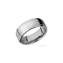 14K White Gold with Satin , Polish Finish