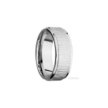 14K White Gold with Treebark1 , Polish Finish
