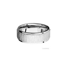 14K White Gold with Treebark1 , Polish Finish