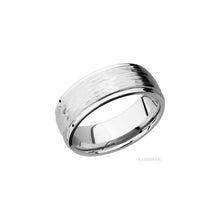 14K White Gold with Treebarkh , Polish Finish