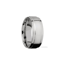 14K White Gold with Satin , Polish Finish