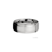 14K White Gold with Satin , Polish Finish