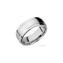 14K White Gold with Satin , Polish Finish