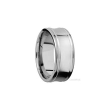 14K White Gold with Satin , Polish Finish