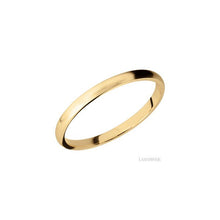 14K Yellow Gold with Satin Finish