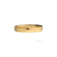 14K Yellow Gold with Satin Finish