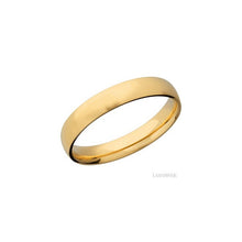 14K Yellow Gold with Satin Finish