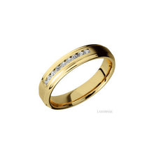 14K Yellow Gold with Satin , Polish Finish