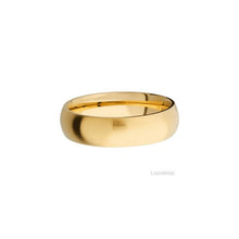 14K Yellow Gold with Satin Finish