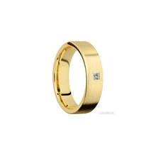 14K Yellow Gold with Satin Finish