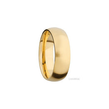 14K Yellow Gold with Satin Finish