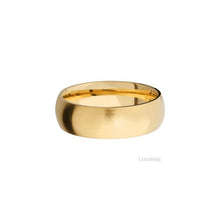 14K Yellow Gold with Satin Finish