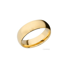 14K Yellow Gold with Satin Finish