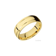 14K Yellow Gold with Polish , Bead Finish
