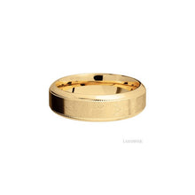 14K Yellow Gold with Distressed , Polish Finish