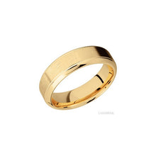 14K Yellow Gold with Distressed , Polish Finish